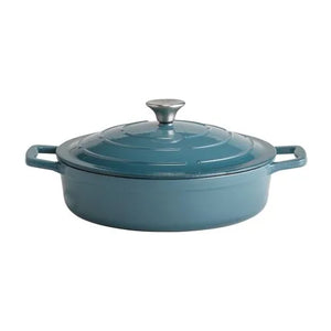 Blue Roaster with Lid 28cm