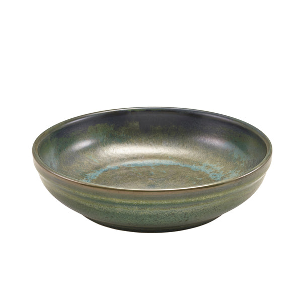 Terra Porcelain Aqua Green Coupe Bowl 23cm - Qty 6