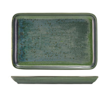 Terra Porcelain Aqua Green Rectangular Platter 30 x 20cm - Qty 3