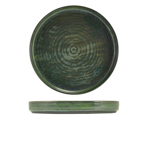 Terra Porcelain Aqua Green Presentation Plate 26cm - Qty 6