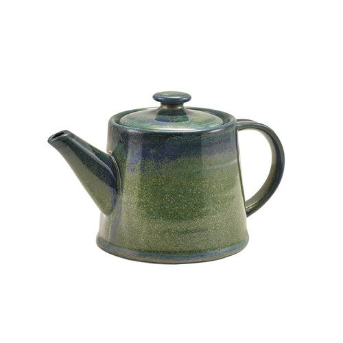 Terra Porcelain Aqua Green Teapot 50cl/17.6oz - Qty 6