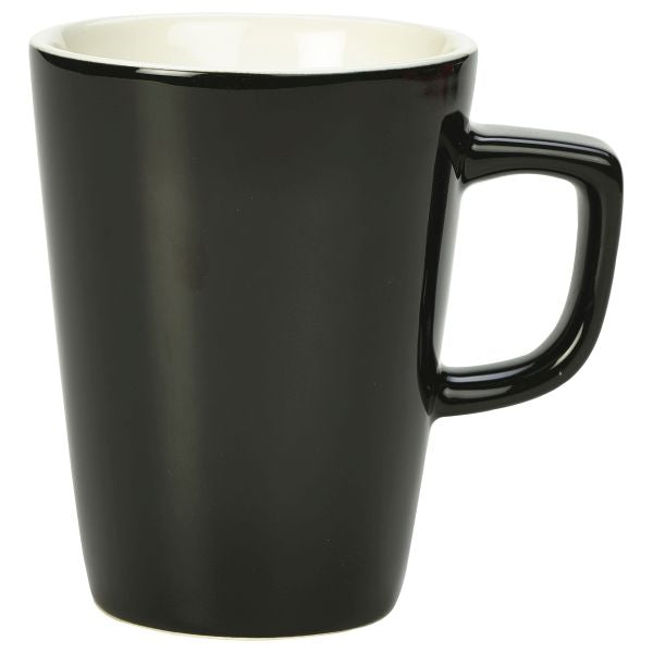 Royal Genware Latte Mug 34cl Black