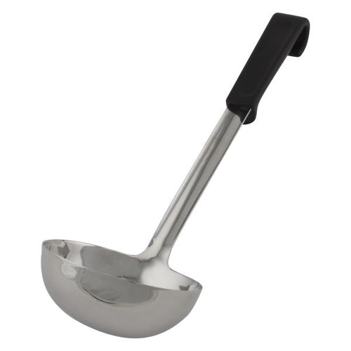 Genware Plastic Handle Soup Ladle Black