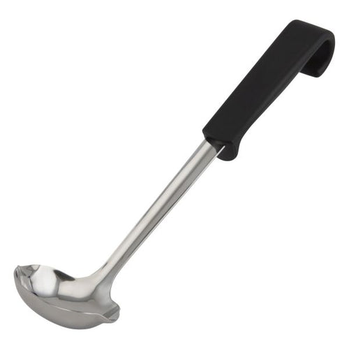 Genware Plastic Handle Sauce Ladle Black