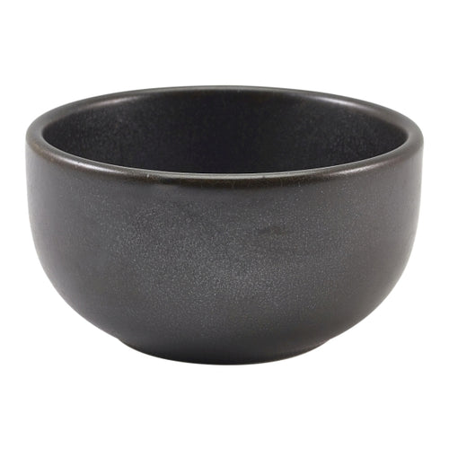 Terra Porcelain Black Round Bowl 11.5cm