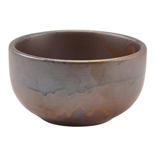 Terra Porcelain Rustic Copper Round Bowl 11.5cm