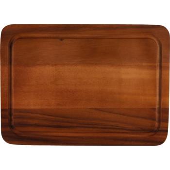 Acacia Cutting Board c/w Groove 28.5x40x2cm