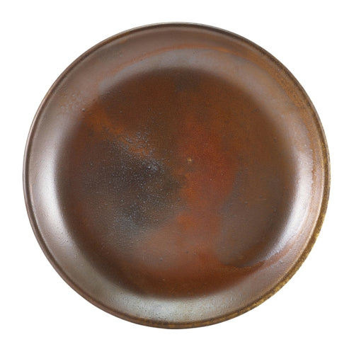 Terra Porcelain Rustic Copper Coupe Plate 19cm