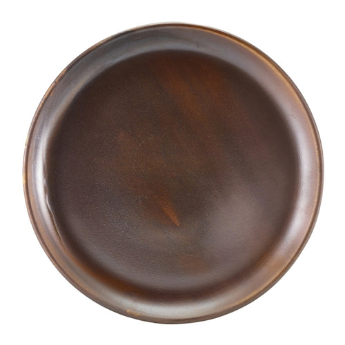 Terra Porcelain Rustic Copper Coupe Plate 27.5cm