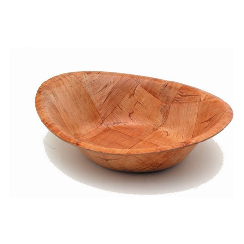 Oval Woven Wood Bowls 9