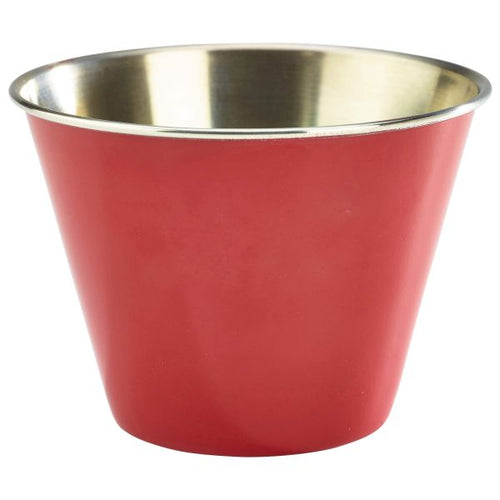 12oz Stainless Steel Ramekin Red