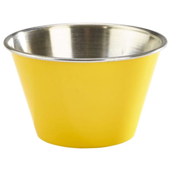 6oz Stainless Steel Ramekin Yellow