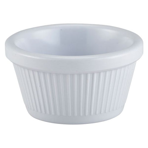 Ramekin 2oz Fluted White