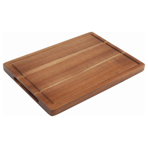 Genware Acacia Wood Serving Board 28 x 20 x 2cm