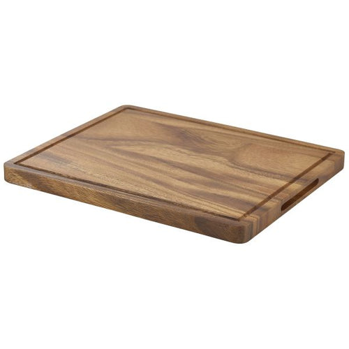 Genware Acacia Wood Serving Board GN 1/2