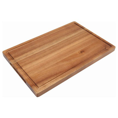 Genware Acacia Wood Serving Board 34 x 22 x 2cm